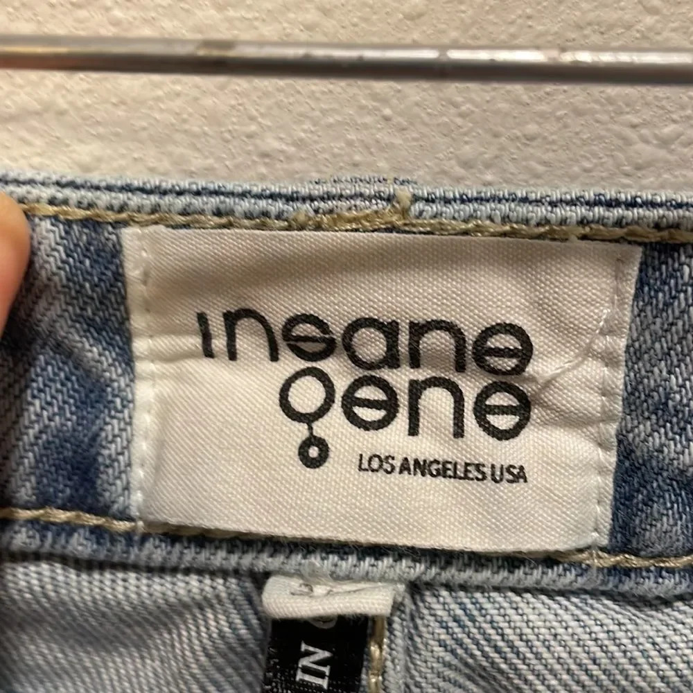 Nwot Insane Oene woman’s light blue ripped jeans - Picture 7 of 14